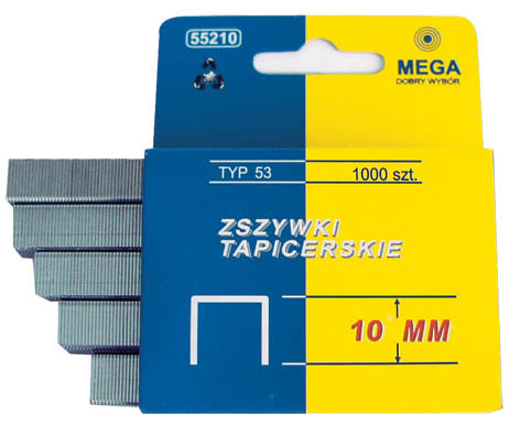 Kapëse MEGA 55210 53, 10mm, 1000 copë