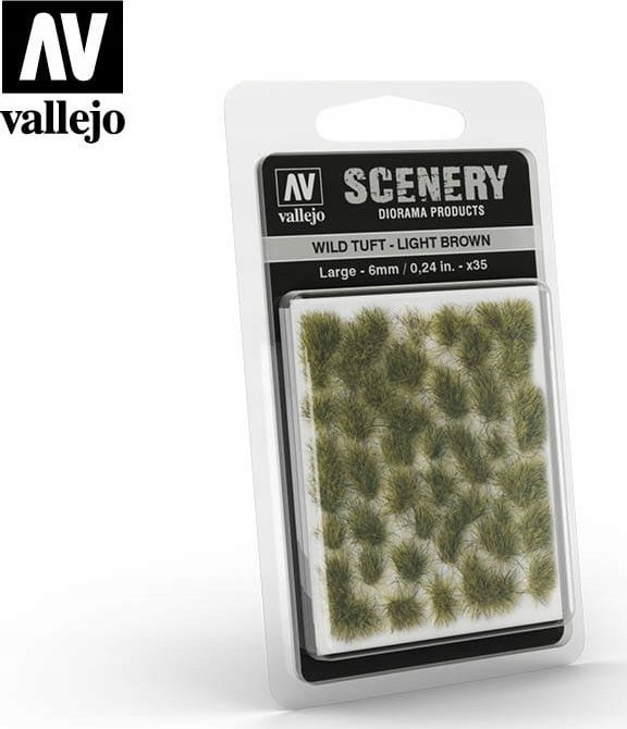 Set modelizimi Vallejo VALSC418, Wild Tuft 6mm, kafe e çelët