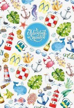 Papiro Gold Декоративна Тетратка, 143x210 mm, 96 Листа, Квадратна, Sea Fresh
