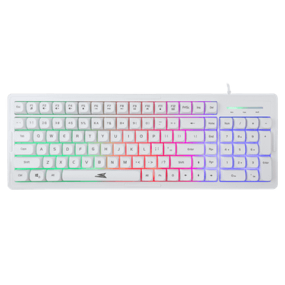 Set gaming tastierë dhe maus Baracuda, Orca BGC-012, të bardha