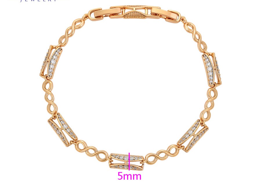 Byzylyk dore Xuping, elegant, i praruar në ari 18k BZD1