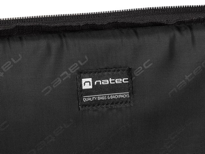 Çantë dore për laptop Natec GOA, 15.6", e hirtë / e zezë