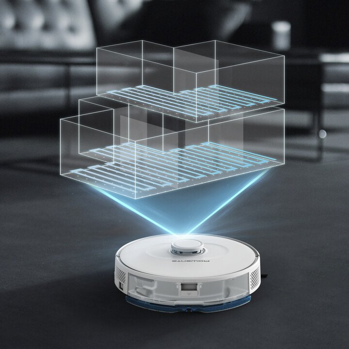 Fshesë robotike me vakum Rowenta X-Plorer S75s+ 4në1 Laser Auto Empty RR8587WH