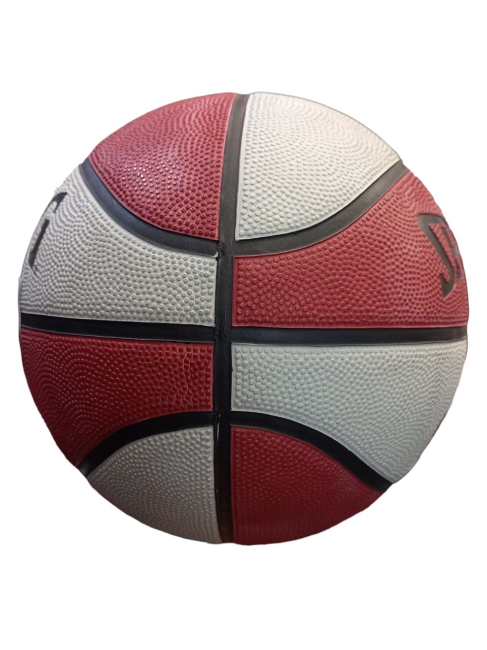 Top basketbolli Spalding School, nr. 7, i kuq/ bardhë