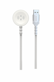 Kabllo karikuese Swissten për Apple Watch, USB-A, e bardhë