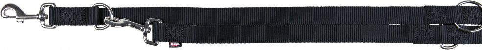 Zinxhir i rregullueshëm për qen Trixie Premium, M/L, 2cm, i zi