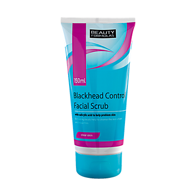 Skrab për fytyrë Beauty Formulas Blackhead Control, 150 ml