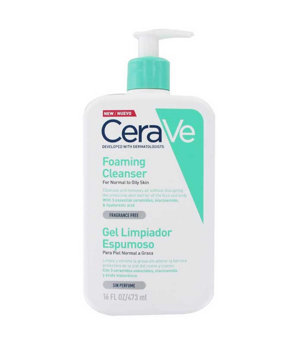 Pastrues për lëkurë të yndyrshme CeraVe, 473 ml