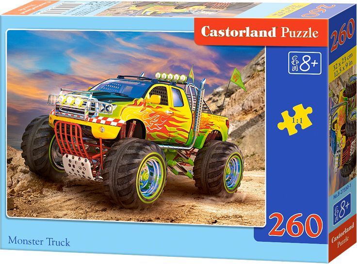 Castorland Monster Truck Сложувалка, 260 Парчиња