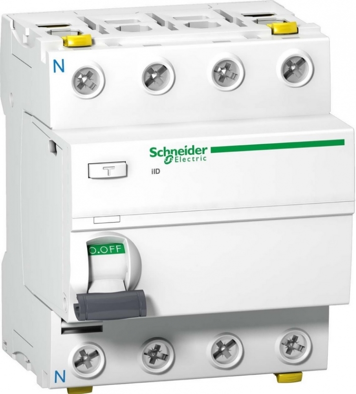 Ndërprerës Schneider RCD 4P, 40 A, 0.03 A, tip AC