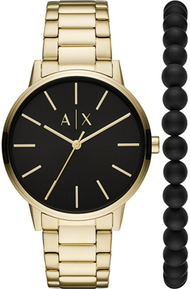 Set - orë dore Armani Exchange Cayde AX711 + byzylyk Armani Exchange AX711