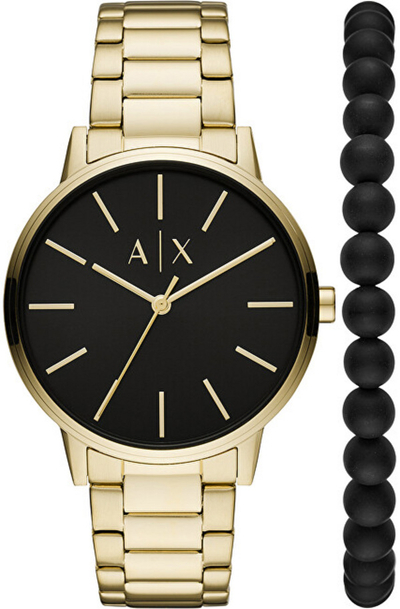 Set - orë dore Armani Exchange Cayde AX711 + byzylyk Armani Exchange AX711
