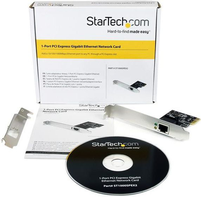 Kartë rrjeti StarTech, PCIe, 1000 Mb/s, Full Duplex