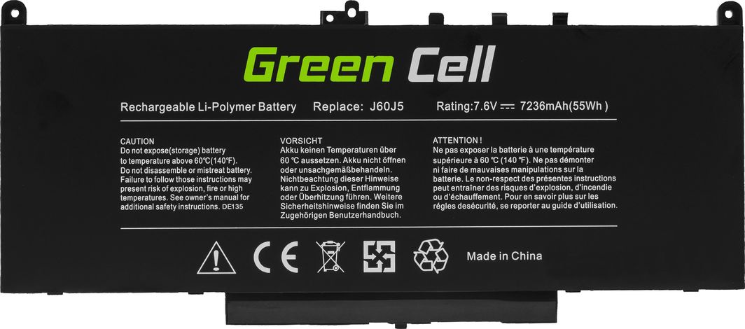 Bateri Green Cell J60J5 për Dell Latitude E7270 E7470