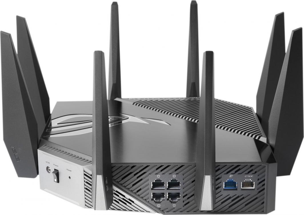 Ruter Asus ROG Rapture GT-AXE11000 (90IG06E0-MO1R00), Wi-Fi 6E, WPA3, i zi