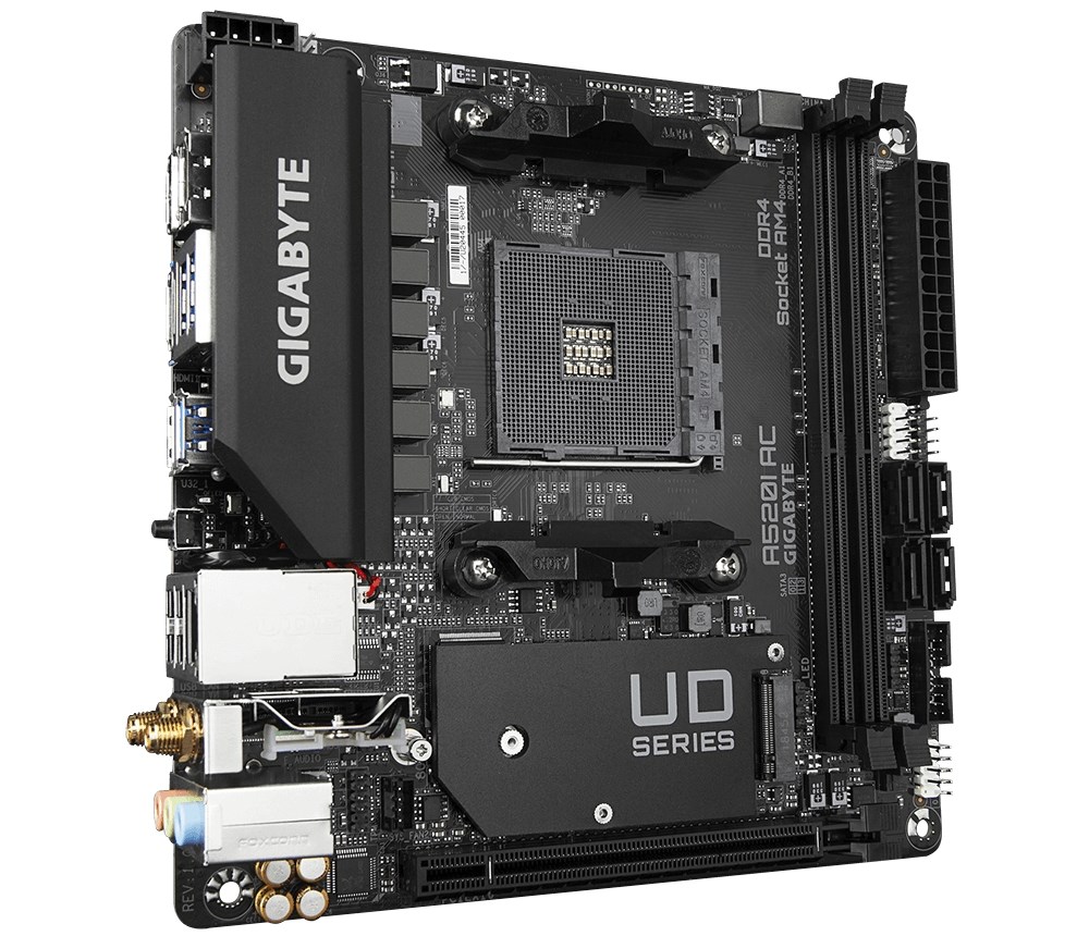 Матична плоча Gigabyte A520I AC AMD A520 Socket AM4 mini ITX