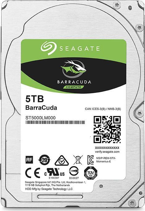 Disk HDD Seagate BarraCuda, 5TB, 2.5" SATA III