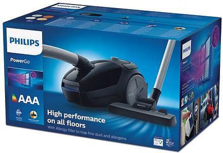 Fshesë elektrike Philips PowerGo FC8241 / 09, 750W, e zezë