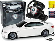 Makinë me telekomandë import leantoys BMW M3 (9723), e bardhë Makinë me telekomandë import leantoys BMW M3 (9723), e bardhë