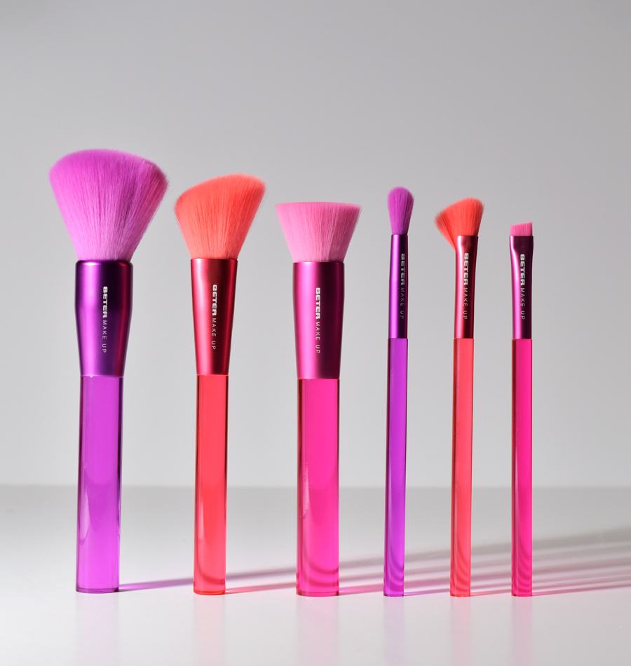 Set brusha kozmetike BETER Unique Glow, 6 copë