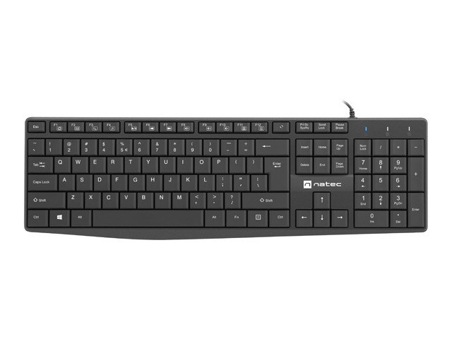 Tastierë Natec NAUTILUS, USB, e zezë