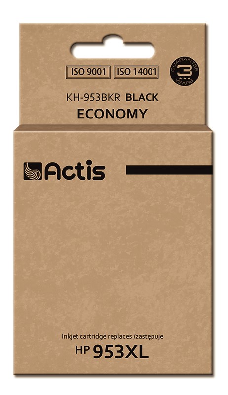 Ngjyrë për printer Actis KH-953BKR (zëvendësim për HP 953XL L0S70AE), 50 ml, e zezë Ngjyrë për printer Actis KH-953BKR (zëvendësim për HP 953XL L0S70AE), 50 ml, e zezë