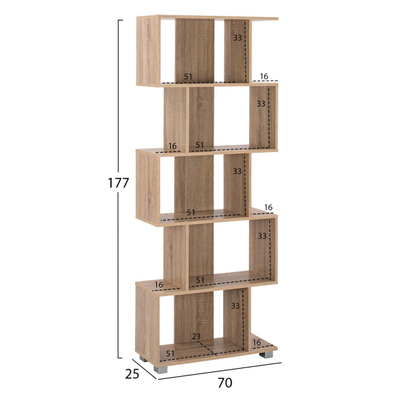 Raft për libra HM2385.02,