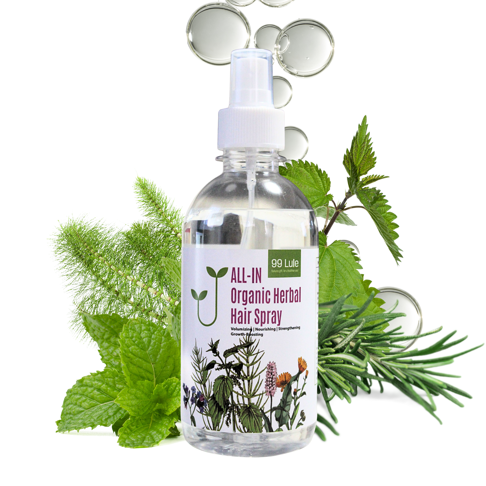 Sprej për flokë 99 LULE, ALL - IN Herbal, 350ml
