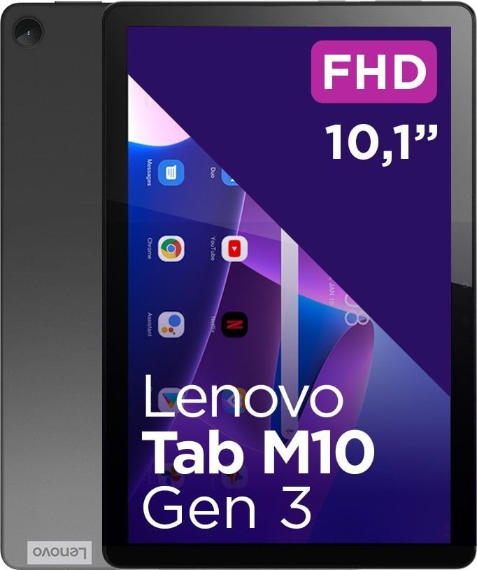 Tablet Lenovo M10 G3, 10.1", 64GB, 4G, i hirtë