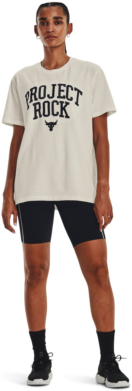 Bluzë për femra Under Armour Project Rock 2255877-31010848rs, nr.M, bardhë Bluzë për femra Under Armour Project Rock 2255877-31010848rs, nr.M, bardhë