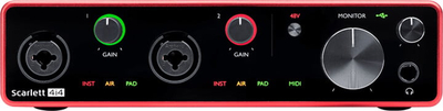 Kartë zëri e jashtme Focusrite Scarlett 4I4 3RD Generation