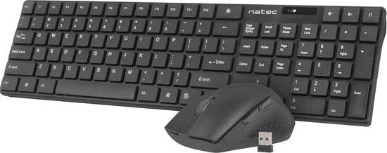 Set tastierë + maus Natec Stingray, i zi