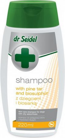 Shampo veterinare Dr Seidel, me katran dhe biosqufur, 220ml