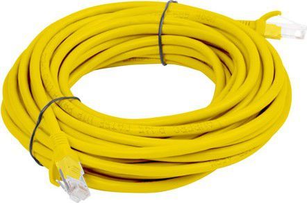 Kabllo rrjeti Lanberg RJ-45/RJ-45 kat.5e 15m (PCU5-10CC-1500-Y), e verdhë