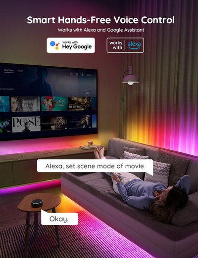 Shirit drite Govee WiFi Smart PRO LED RGBIC, 10m