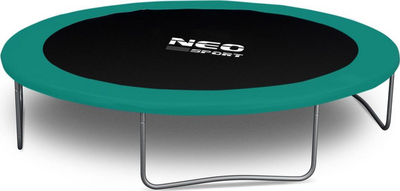 Mbulesë për trampolinë Neo-Sport, 374 cm, e gjelbër
