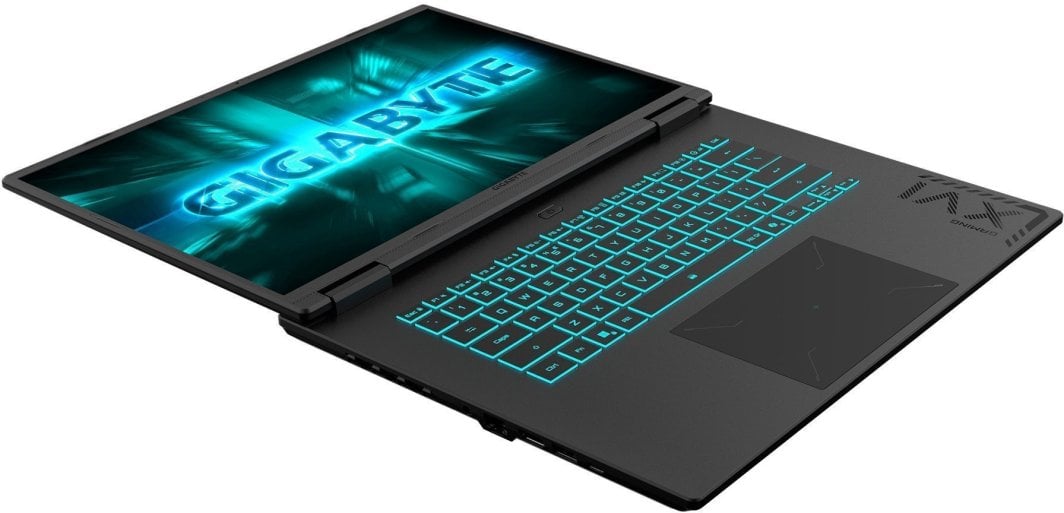 Лаптоп Gigabyte Gaming A16 3VH, 16", AMD Ryzen 7 260, 16GB RAM, 512GB SSD, NVIDIA GeForce RTX 5060, црн