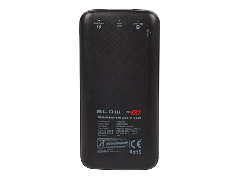 Powerbank Blow, 10000mAh, 20W