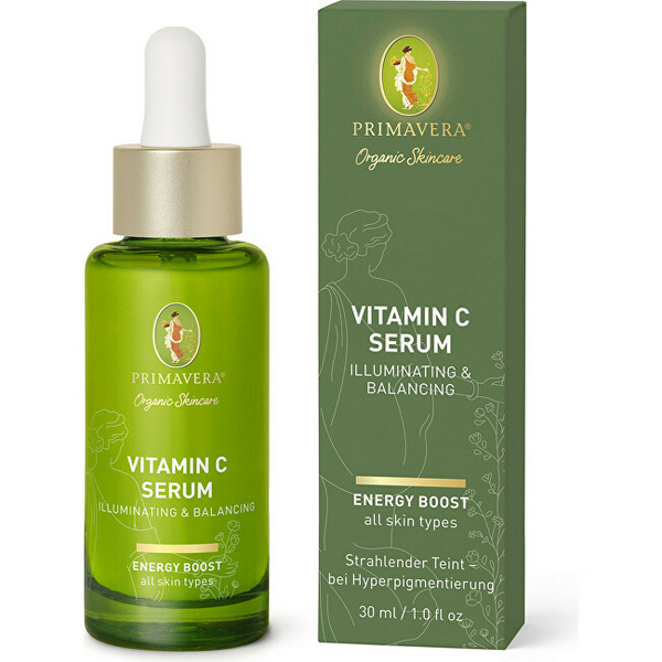 Serum lëkure Primavera Illuminating & Balancing Vitamin C, 30 ml