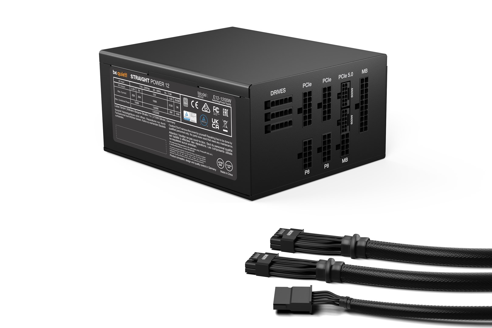 Извор на енергија be quiet! Straight Power 12, 20+4 pin ATX, 1200 W