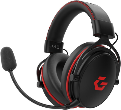 Kufje CZC Gaming Hellhound, të zeza/ kuqe