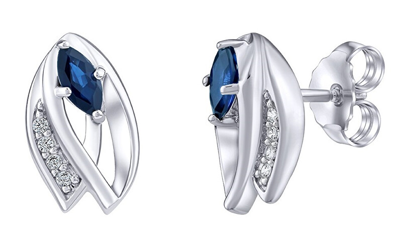 Silvego Isla Сребрени Обетки со Сафир и Brilliance Zirconia