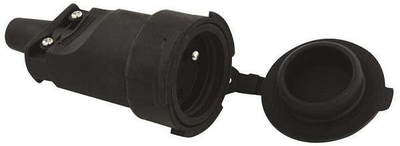 Prizë portative Emos (P0044), w/u 10/16A, 250V, 2P+Z, IP65, e zezë
