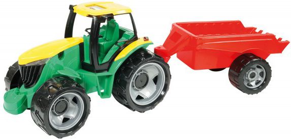 Traktor me rimorkio për fëmijë Lena, 62 cm