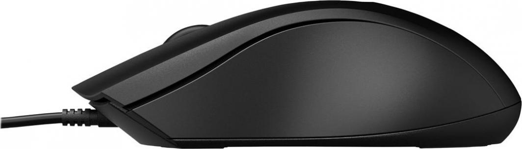 Maus HP 100, me kabllo, USB, i zi