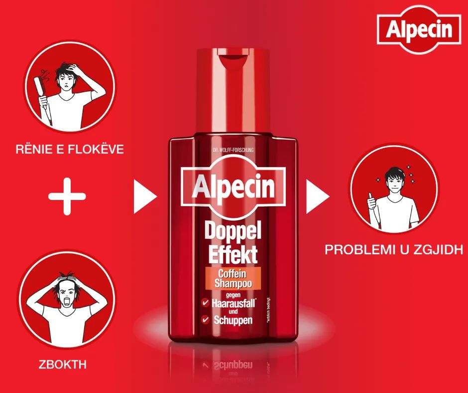 Alpecin Double Effect, 200ml  Efekt të dyfishtë