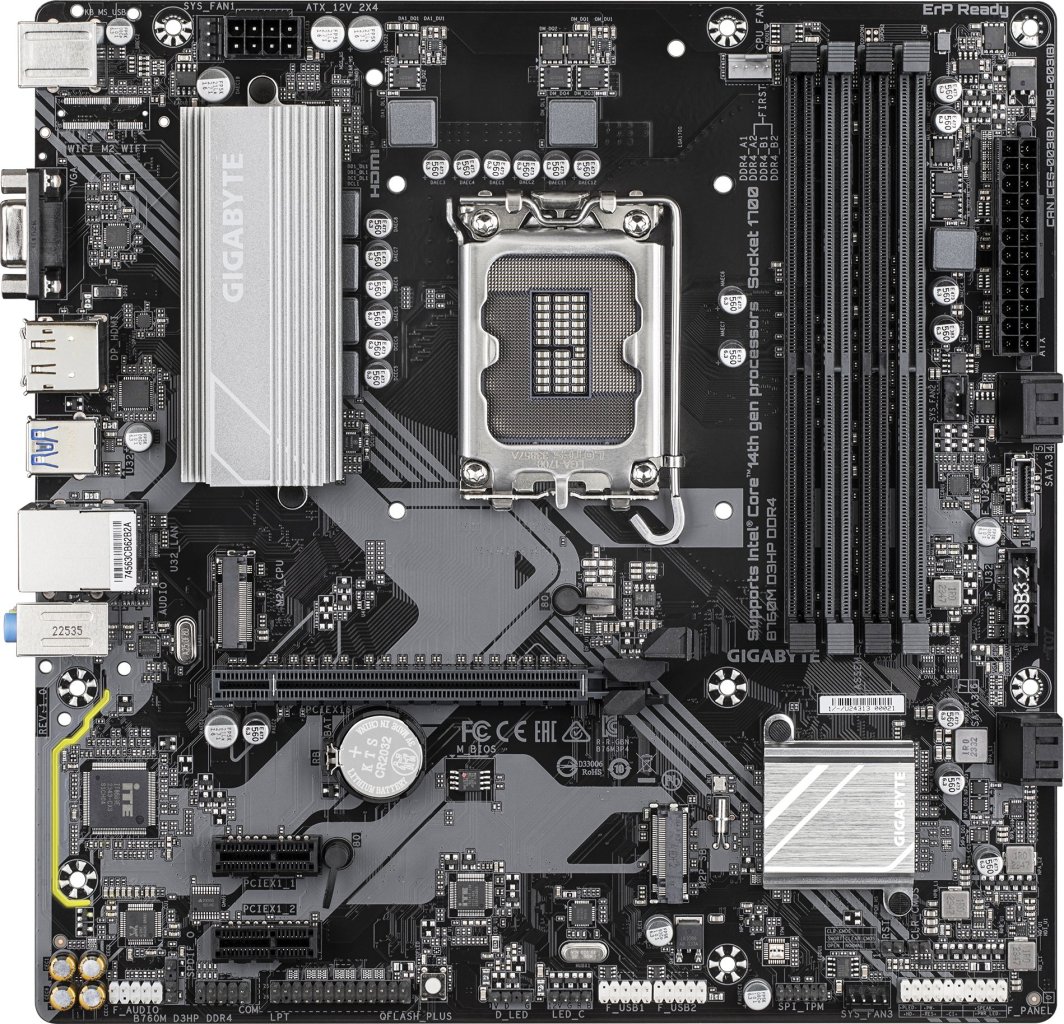 Pllakë amë Gigabyte B760M, D3HP, DDR4