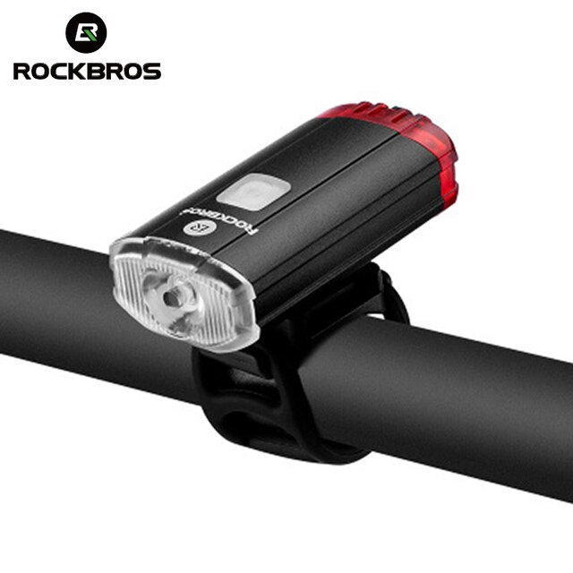 Dritë biçiklete Rockbros, me USB, 800mAh, e zezë
