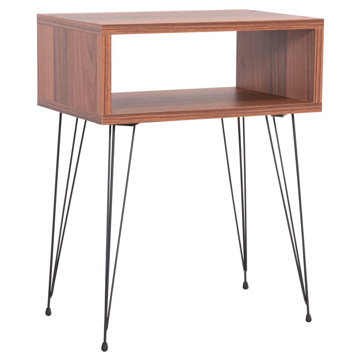 Tavolinë pranë Shtratit Todd 45,5x29,5x58,5Hcm (HM18184.05), zezë