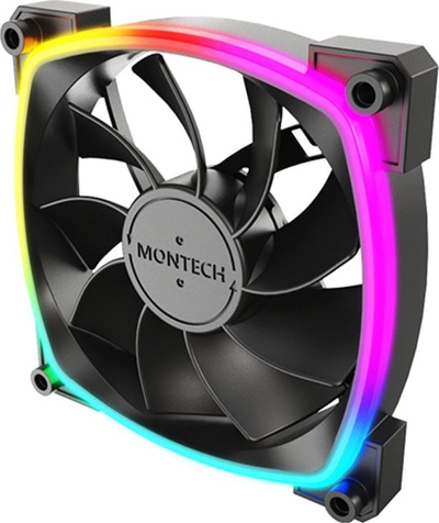 Ftohës Montech RX120 PWM, 120 mm, i zi